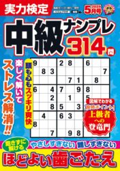 実力検定中級ナンプレ 5月号